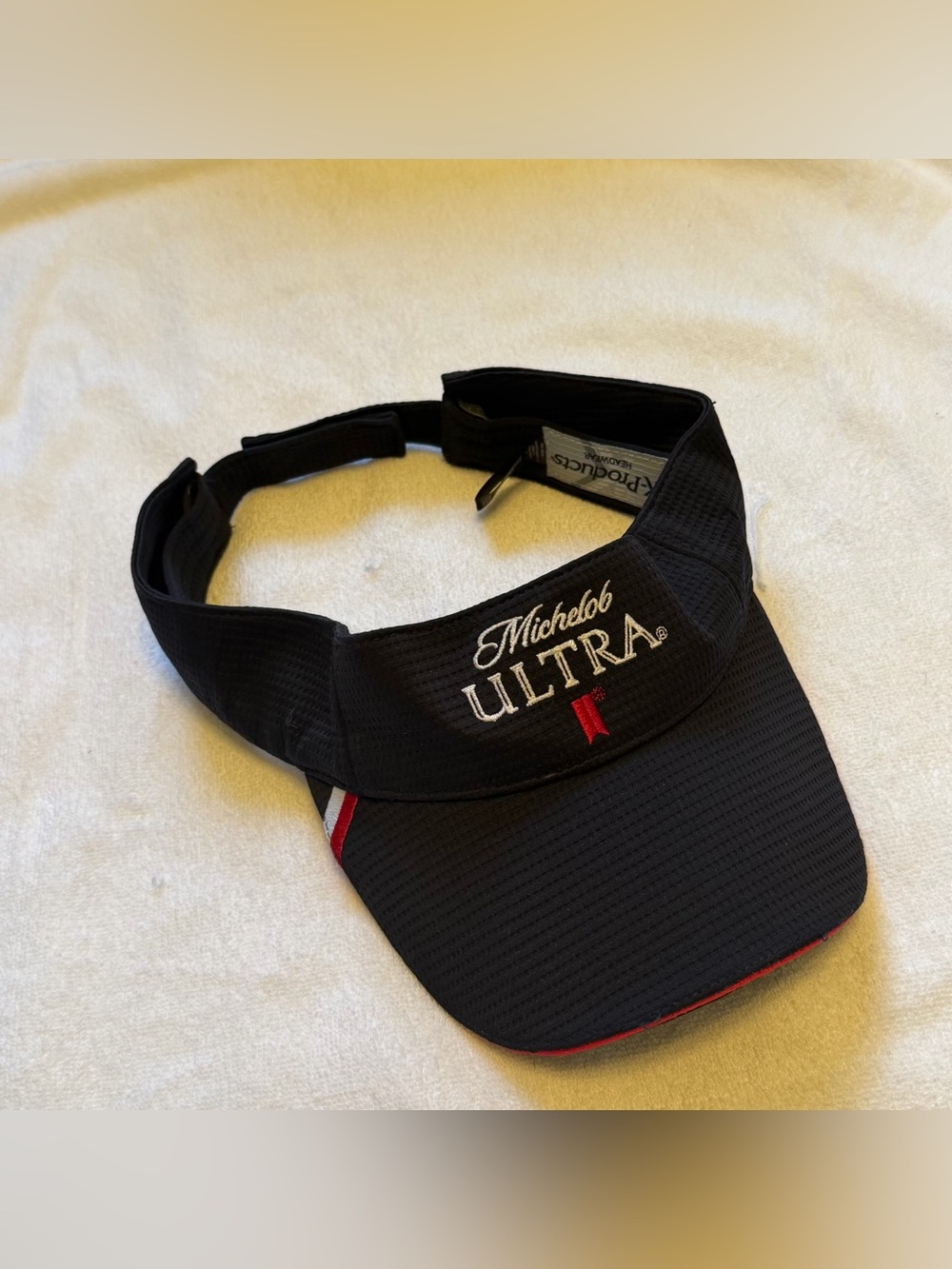 Michelob Ultra Navy Blue Performance Strapback Visor